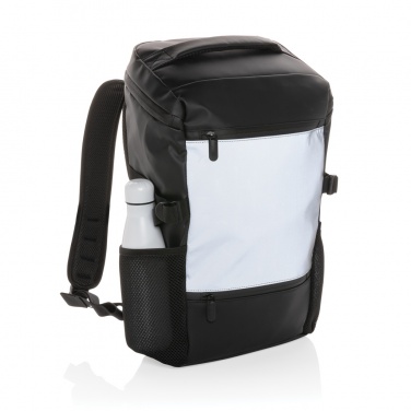 Logo trade promotional gifts picture of: PU high visibility easy access 15.6" laptop backpack